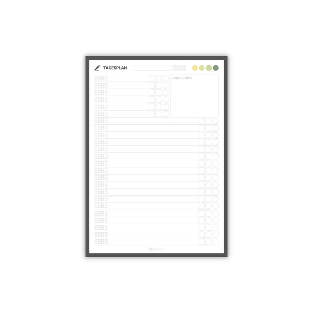 Daily Mastersheet aus dem Work Smarter Set – Tagesplanung mit System für mehr Produktivität, Klarheit und Struktur im Job.
