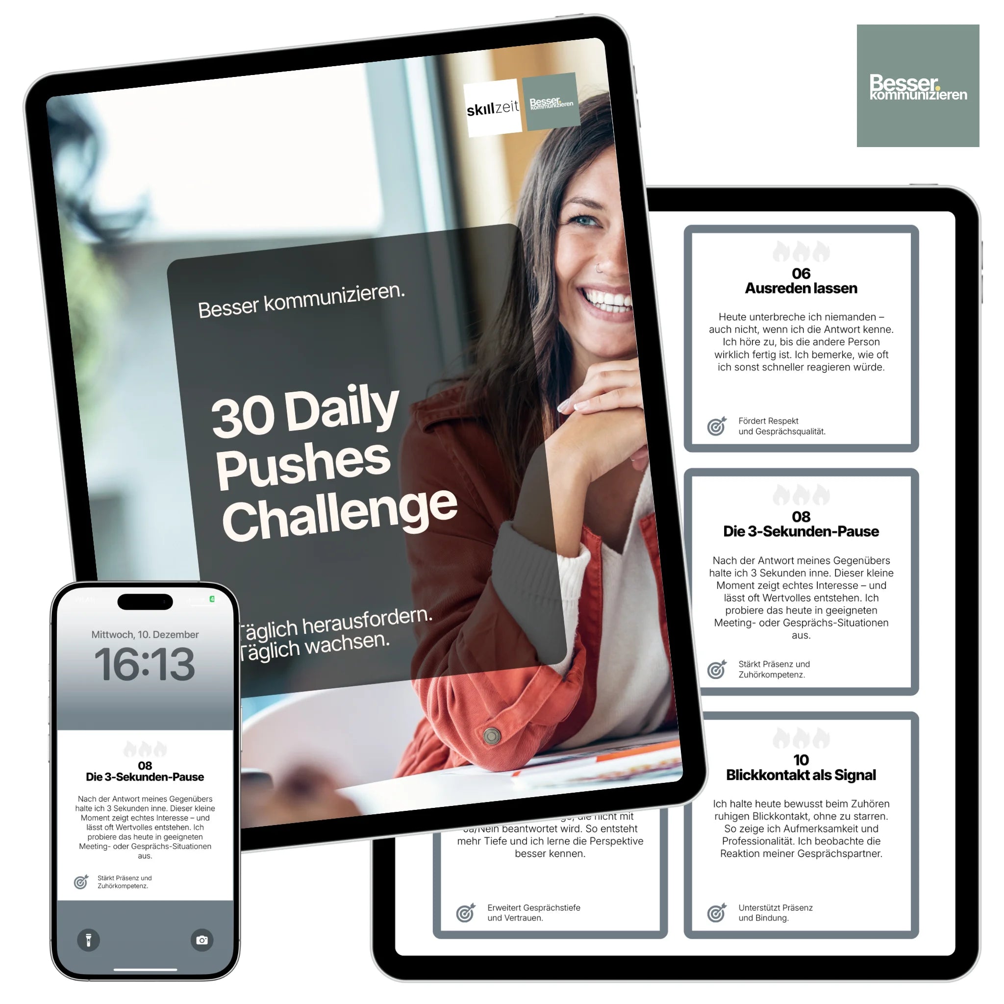 30 Daily Pushes Challenge | Besser kommunizieren